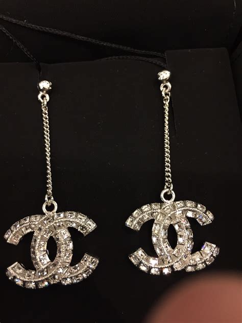 chanel drop earrings fake|chanel earrings the real.